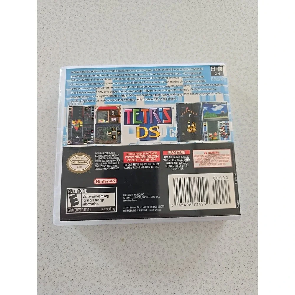 Tetris DS Nintendo DS CASE + MANUAL ONLY     *****NO GAME *****‎   CLEAN!!!!